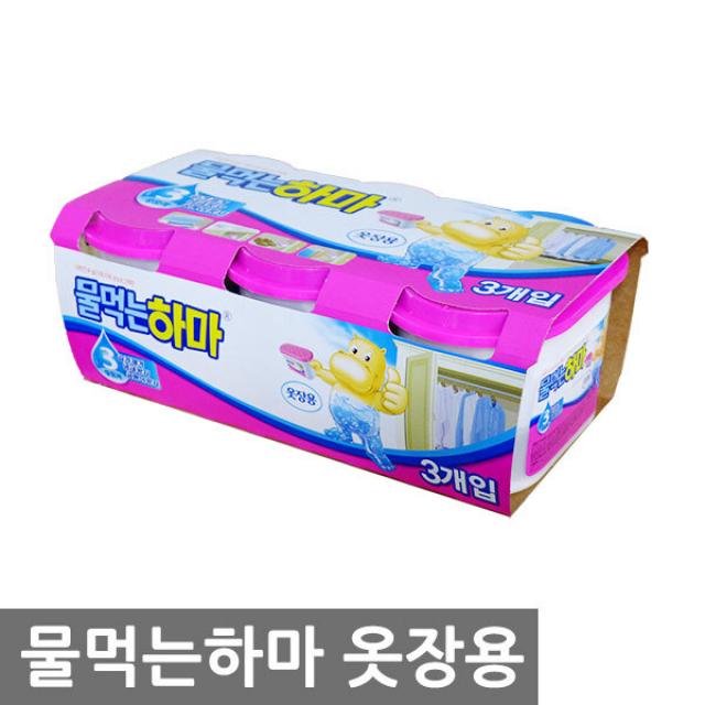 물먹는하마 옷장용제습제 3개입 X 2개, 6개, 525ml