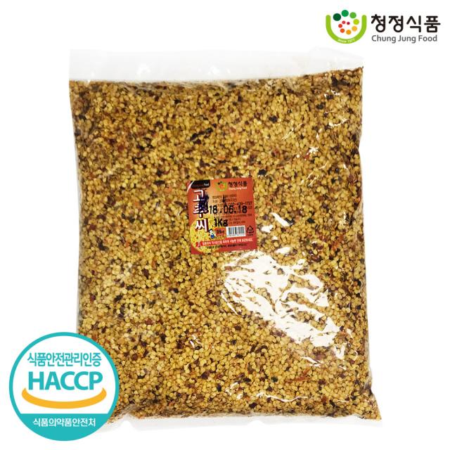 청정식품 HACCP 인증 100% 국내산 조미용 고추씨 1kg, 1개