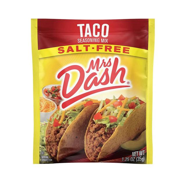 Mrs. Dash Seasoning Mix Taco 미세스 대쉬 시즈닝 믹스 타코 1.2oz(35g)x12팩, 1개