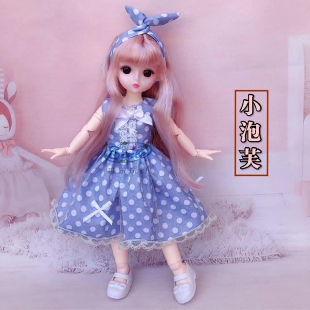 맹아 30 센치 이몬스 공주 3D 진짜 눈 21 관절 6부 BJD 인싸템, 프렌치 테리프 그림참조 전체 인형  20  （선물