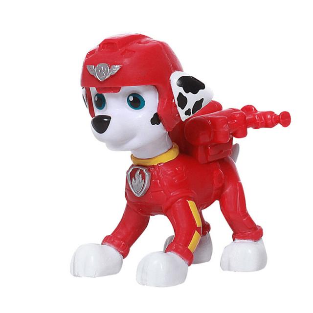 왕왕팀이 세운 큰 공로 (PAW PATROL)를 보러온 왕왕대는 강아지자동차 어린이 녀자아이 완구모형 공중구조계렬 인형-모모 정장을, 단일상품