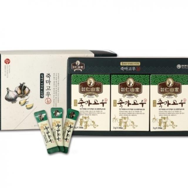 인산가 (주)인산가 정품 죽마고우환 스틱형 270g(3gx30개x3통)+홍삼애초코크런치(49g), 3박스, 스틱형 270g (3g x 30개 x 3통)