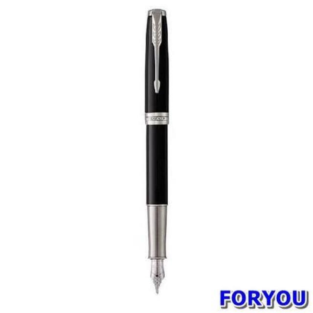 ForU168 소네트 락카 블랙 만년필 펜촉 펜 메모 사무 미팅 임원 고급 기록 필기, 상세페이지 참조