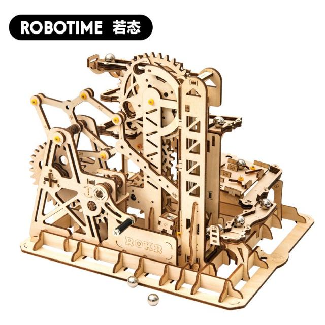 로보타임 Robotime 우드조립 메카니컬 기어 비행선 3D 입체퍼즐 키덜드 친구선물, LG504 요새, 입체퍼즐개