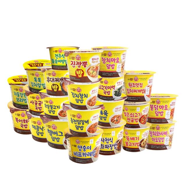 맛있는 오뚜기 컵밥 22종 택 1 X 6개 05. 매콤낙지덮밥 X 6개