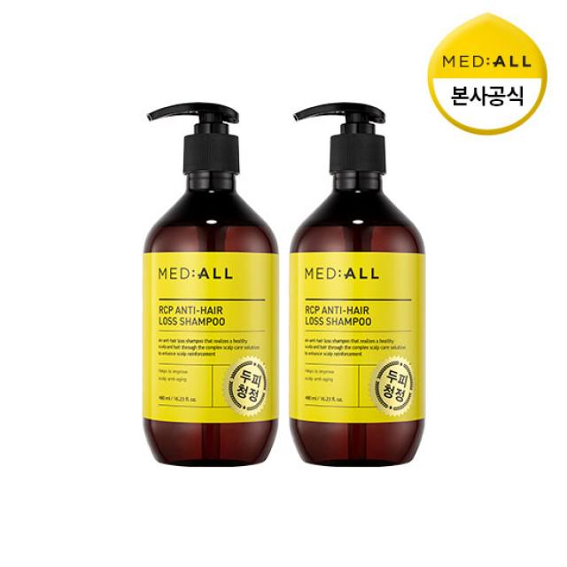 메디올 두피청정샴푸 우디향 480ml+480ml, 단품