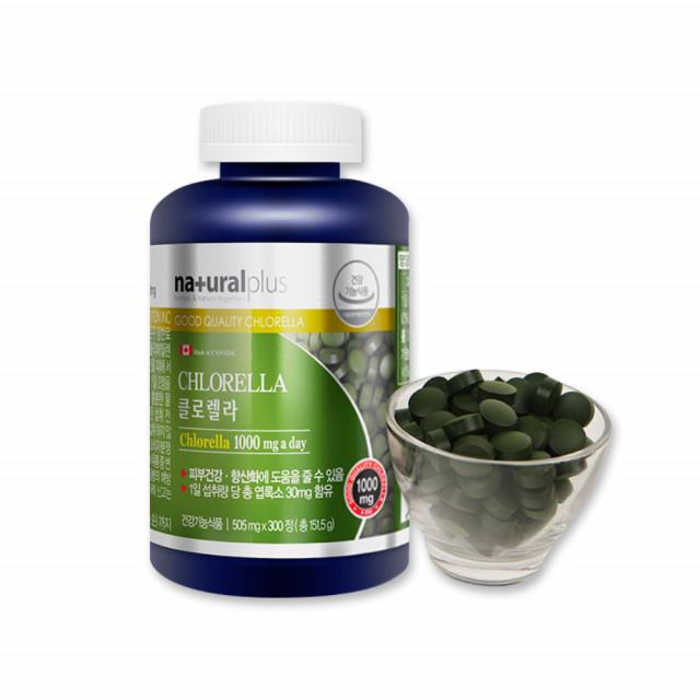 캐나다 클로렐라 항산화영양제 엽록소 식물성영양제 CHLORELLA 피부영양제 내츄럴플러스 녹조류영양제