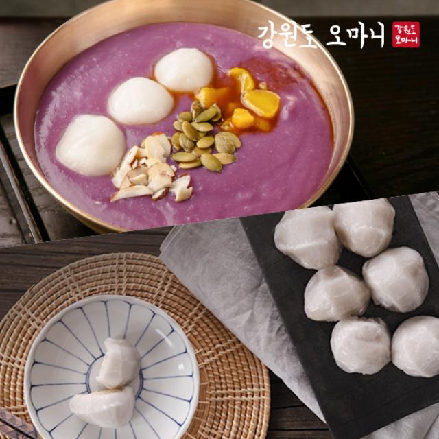 [강원도 오마니]강원도 명물!오마니 생감자 옹심이 (1kg)＋감자떡(1.5kg), 단일상품