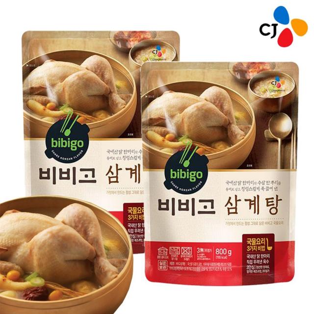 비비고 삼계탕, 800g, 5개