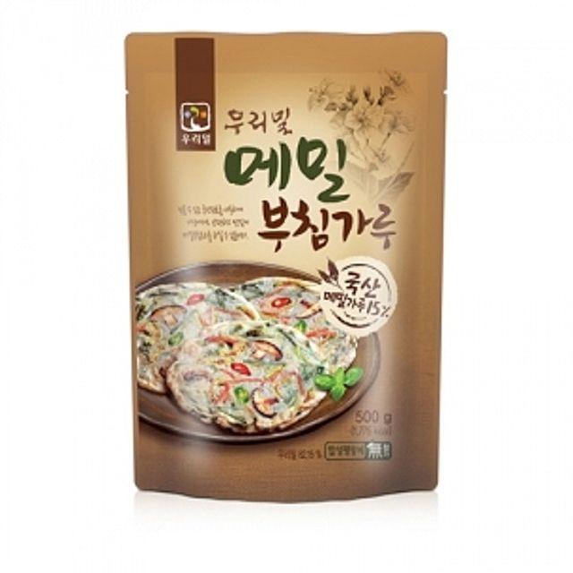 순국산밀 메밀부침가루 500g-메밀부침요리 백밀가루 고추가루 gxtb, 1개