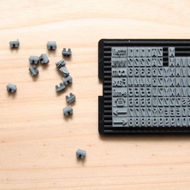 [천삼백케이] [샤이니] shiny D-I-Y stamp s-624 활자판 4mm(alphabet), 단품
