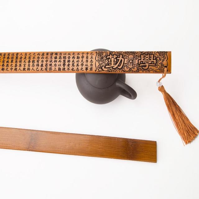 계척 가법을 가르치다 가정용 두꺼운 교사 여성 전용 대나무다 국학 제교척, 일반핏 타입 -무각도 부지런히 공부함