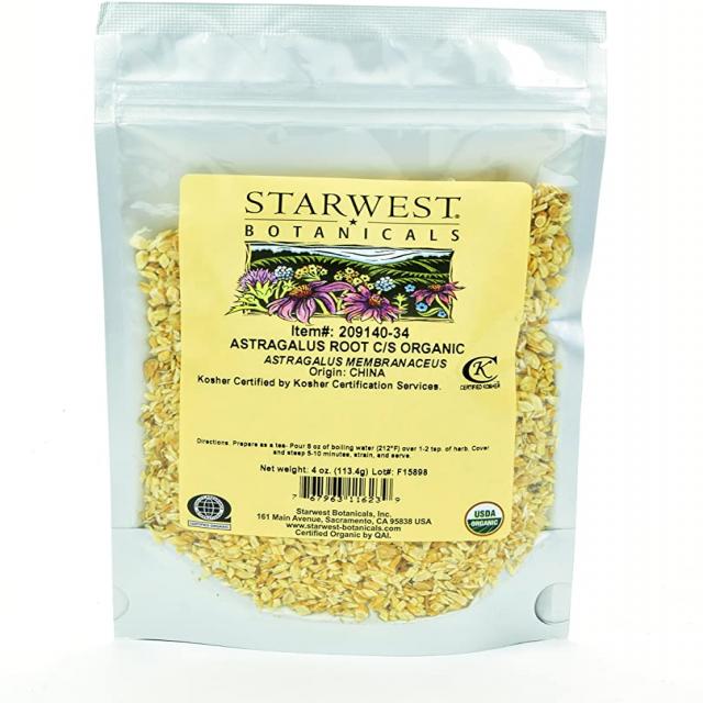 Starwest Botanicals 복사뼈 뿌리 절단 및 체질 4 온스