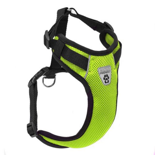 Canine Friendly Vented Vest Harness XX-Small Lime 송곳니 친화적 인 Vented Harness XX-Small Lime, 1