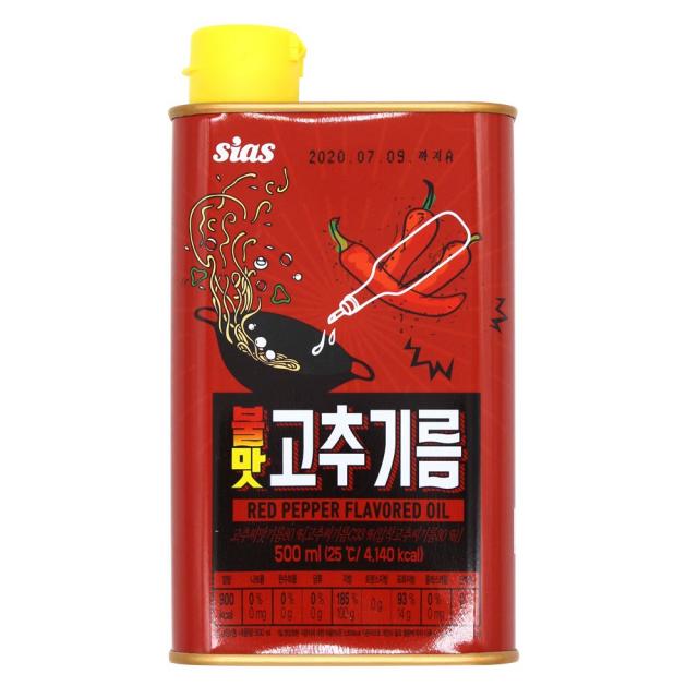 시아스 불맛고추기름 500m 향미유, 1개, 500ml