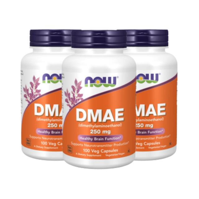 나우푸드 DMAE 포스파티딜세린 집중력 향상 수험생 도움 식품 250mg 300베지캡슐, 3개월분