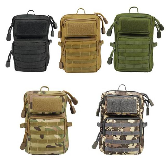 도매창고 등산가방 파우치 산책가방 전술가방 군견용 가방 조끼가방 백팩, 1개, 브라운