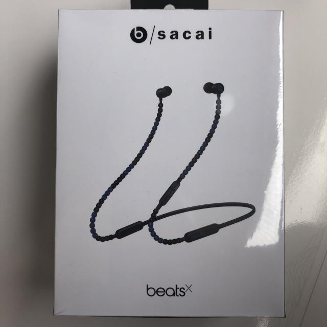 이어폰 Beats BeatsX X Sacai구슬꿰미 염주 무선블루투스 시리즈, C01-공식모델, T02-블랙네이비 미개봉 세트(선물 도금 금은 구슬)