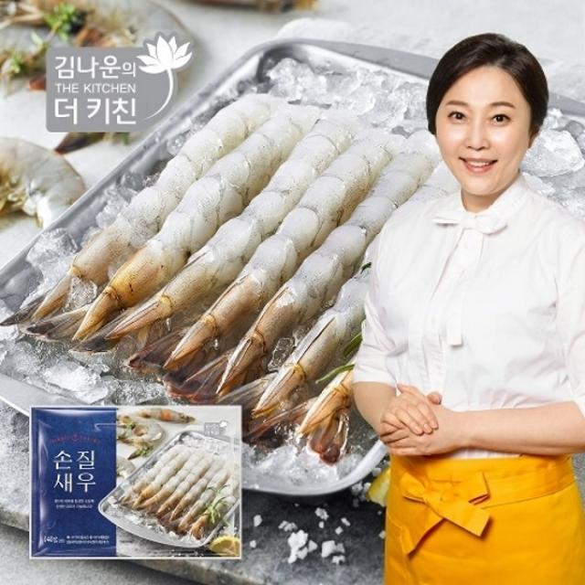 김나운더키친 김나운 손질새우 명작 7팩(총 980g, 140마리)