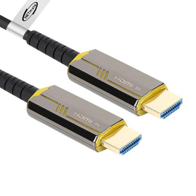최고급 광 하이브리드 옵티컬 HDMI 케이블 2.1 무손실 PS4 PS5 모니터 연결 30M 70M 100M