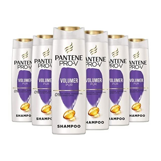 Pantene Pro-V Volume Pure Shampoo for Fine hair, 6 x 300 ml, 본문참고, 본문참고