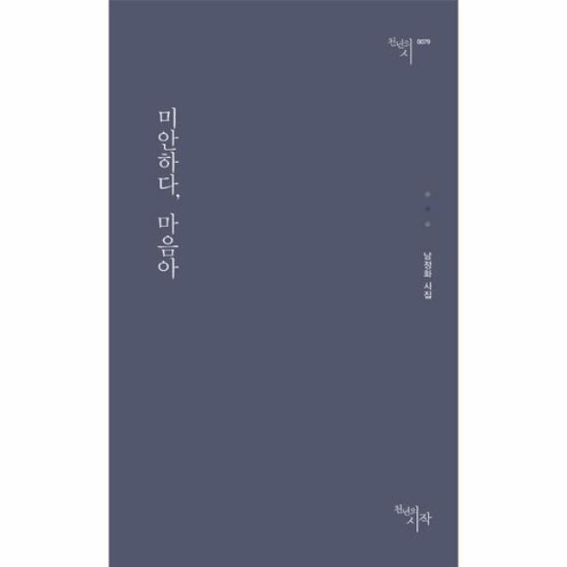 미안하다 마음아 0079 천년의시