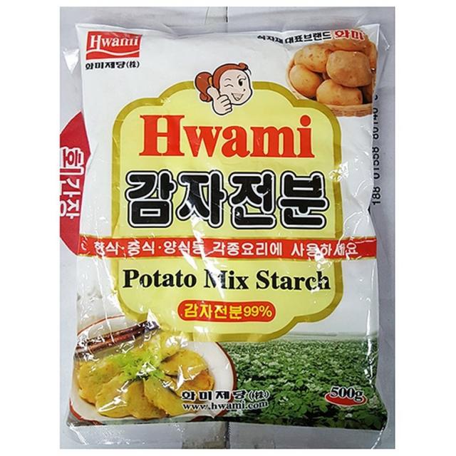 무료 감자전분(화미 500g) | 감쟈가루 파우다가루, 1