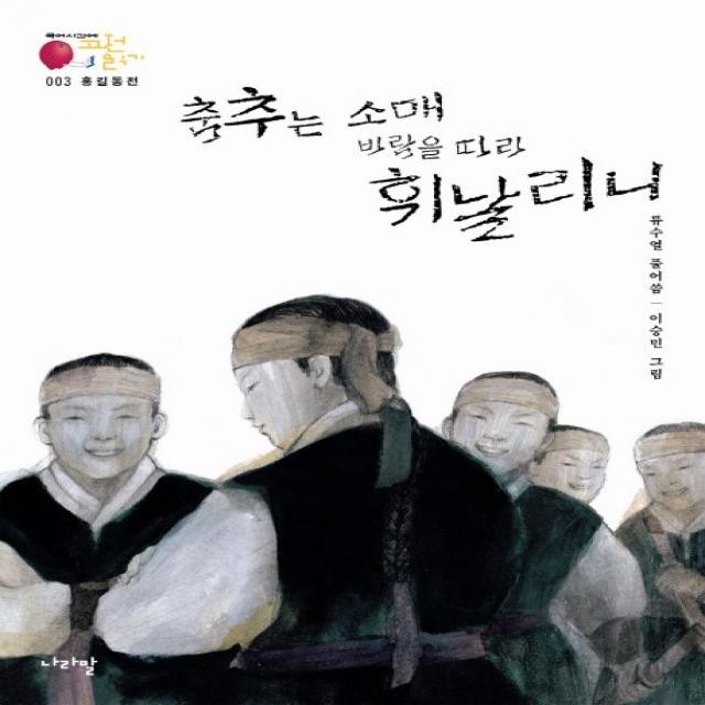 홍길동전: 춤추는 소매 바람을 따라 휘날리니, 나라말