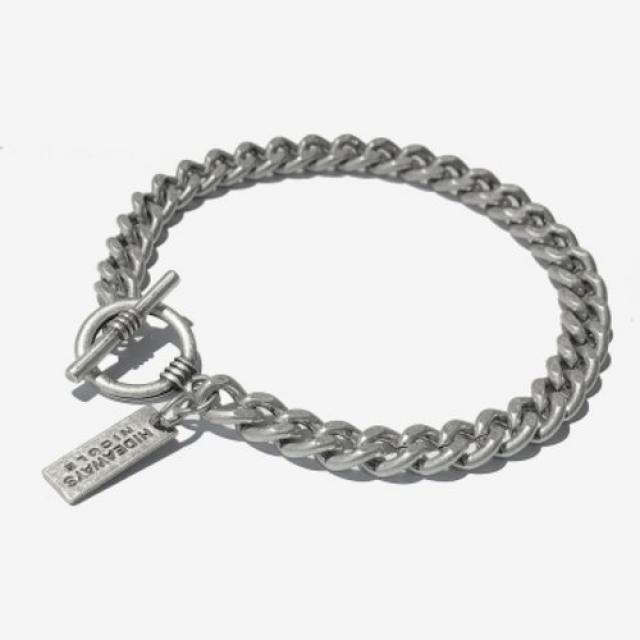 [텐바이텐] [Unisex] 페이디드 볼드체인 팔찌 (은도금)