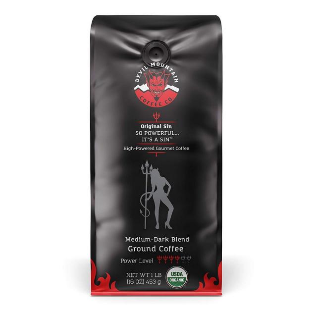 Devil Mountain Coffee 원죄 하이 파워 구르메 커피 - USDA 인증 오, 상세설명참조, 선택