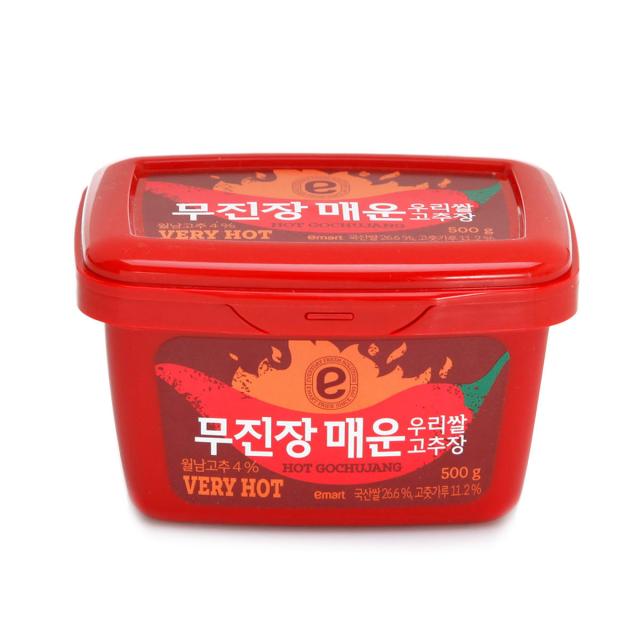 ★아이스박스★무진장 매운 우리쌀 고추장 500g, 단일상품