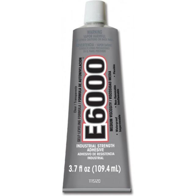 절충주의 제품 230021 2 팩 3.7 oz. E-6000 중간 점도 다목적 접착제 무 카드 투명