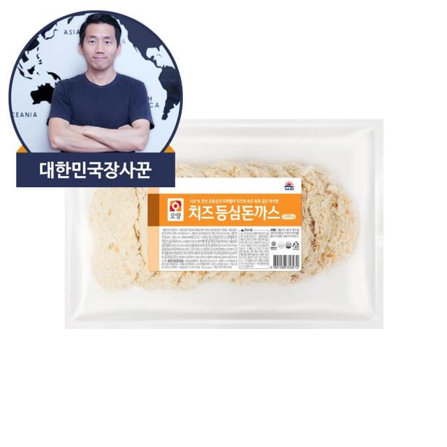 대한민국장사꾼 사조오양 치즈등심돈까스 2kg, 4개, 2kg