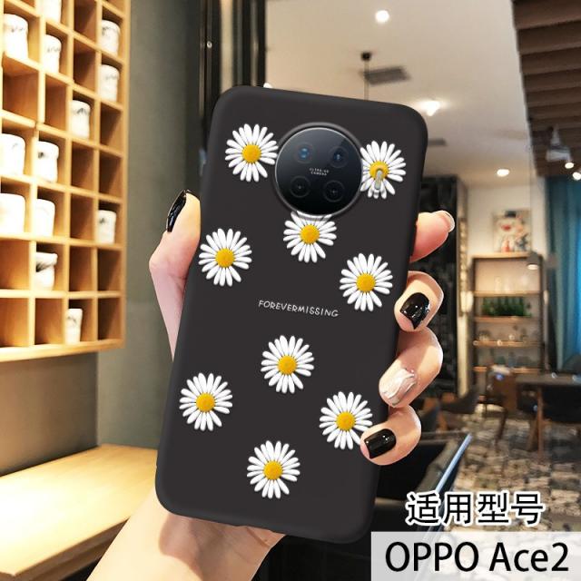 프레쉬영 핸드폰케이스 OPPOACE2 액상 실리콘 OPPO 샌딩 RENOACE2 초슬림 같은스타일 숓 국화 풀팩토리