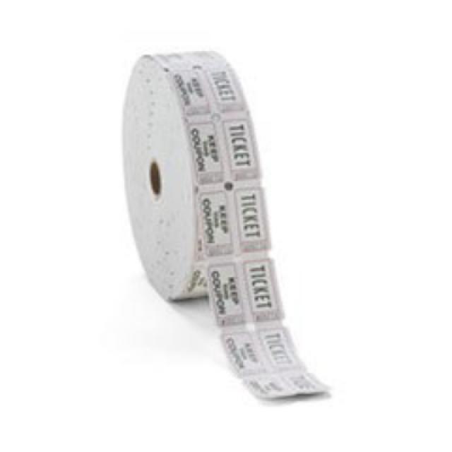 Generations Consecutively Numbered Double Ticket Roll White 2000 Tickets per Roll (22043) 연속적으로 번호, 1
