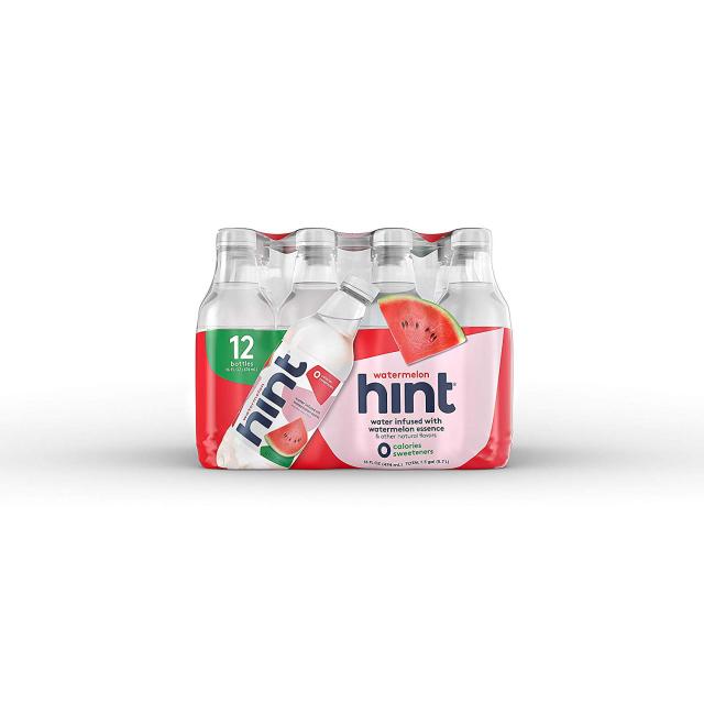 Hint Water Watermelon 힌트 워터 수박맛 16oz (474ml) 12팩, 1개