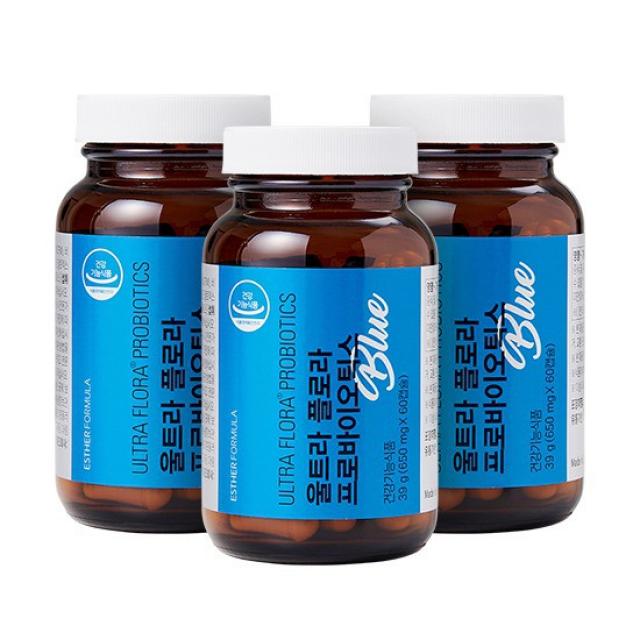 여에스더 유산균 프로바이오틱스블루 3병 6개월, 상세설명 참조, 없음