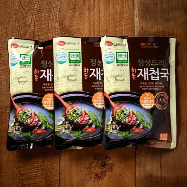 [정성드리] 하동재첩국 500g x 6팩 (500g:2인분)