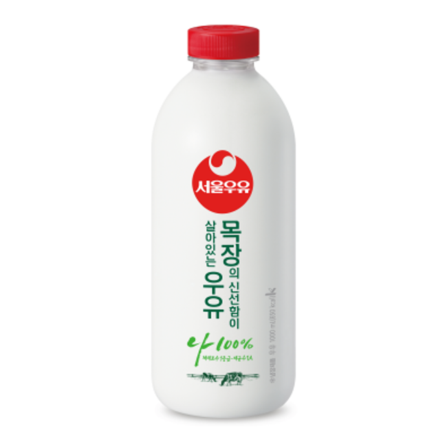 목장의 신선함이 살아있는 우유 1000ml, 1개