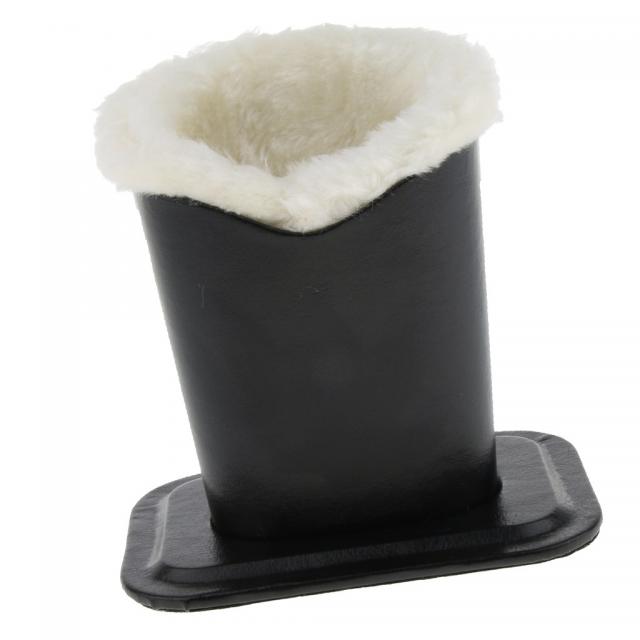 ZLD PU 백색 견면 벨벳 일렬로 세워진 안경알 홀더 방어적인 케이스 펜 홀더 반대로 찰상, 1개