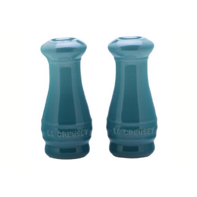 르크루제 소금&후추 쉐이커 Le Creuset Stoneware Salt and Pepper Shakers, 본문참고, Color = Caribbean