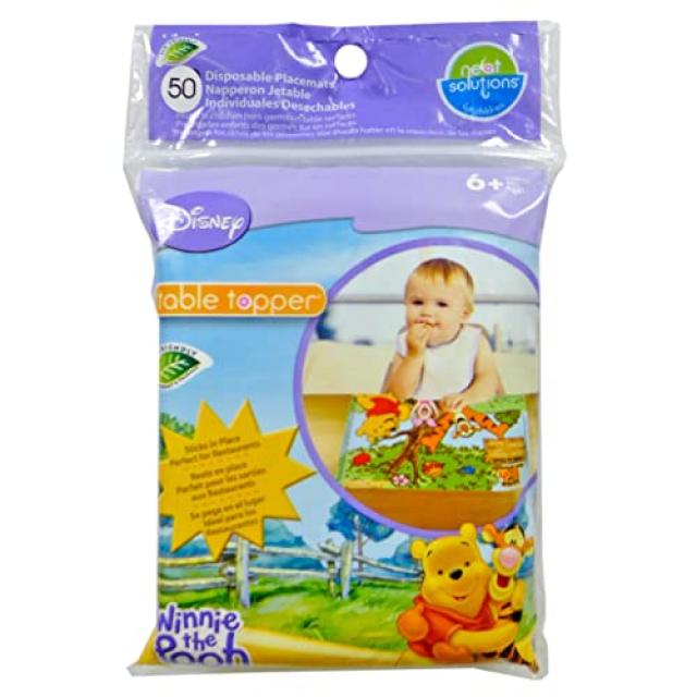 NMT Winnie The Pooh Table Topper 재사용 가능한 패키지 중립적 디자인의 일회용 스틱 온 배치 - P0678000LEG1PS2, 기본