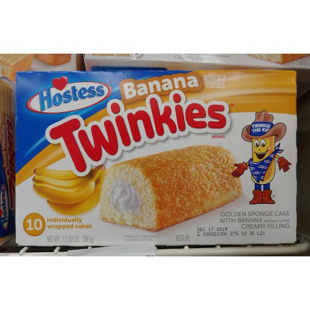 Hostess Twinkies Banana Golden Sponge Cake 10ct 13.58oz(385g)