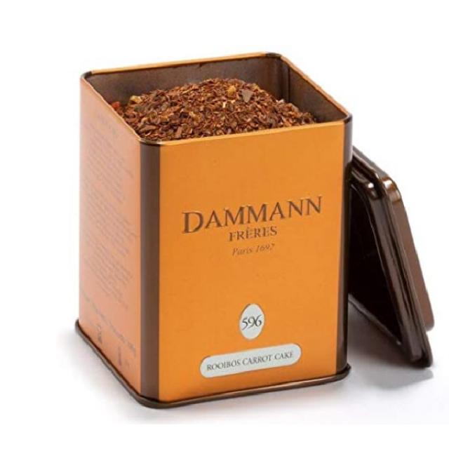 DAMMANN FRERES ROOIBOS CARROT CAKE (NEW) 100g Loose Tea Tin 다만플레르 루이보스 당근 케이크 티 100g