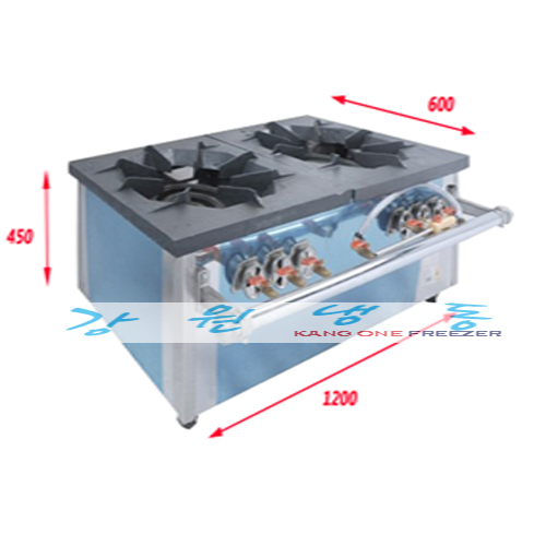 강원냉동 1200낮은렌지, LPG, 1200 2구 낮은렌지