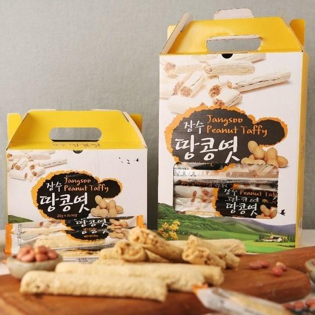 장수식품 땅콩엿, 20개, 25g