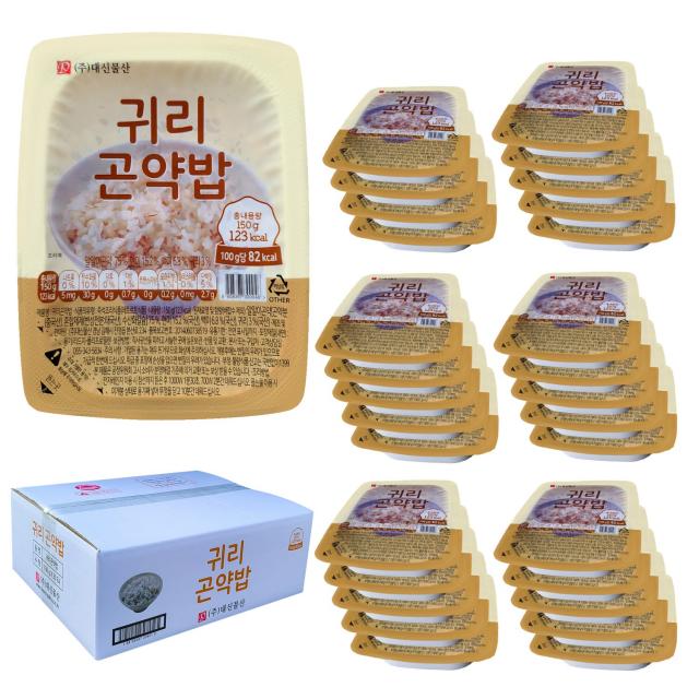 곤약닷컴 한끼 123kcal 귀리곤약밥 150g X 30팩