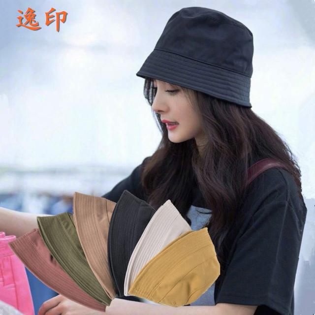 위파인더 모자 가을 겨울 신상품 바람이 소수파 일본 패션 여성 벙거지 모자 물통 디자인 심플 캐주얼 모자. 분당