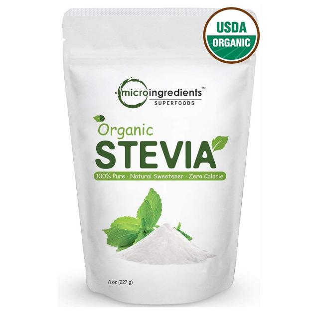 Micro Ingredients Stevia Powder 마이크로인그리디언트 스테비아 파우더 227g 1팩, 단일상품, 제품제목 참조