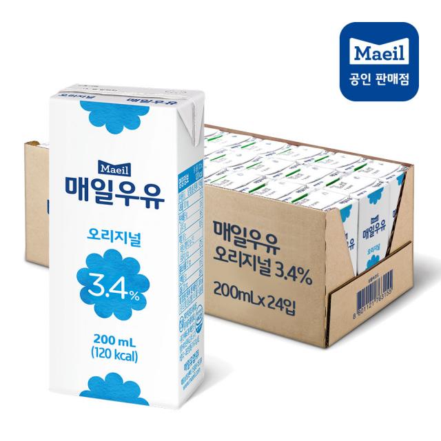 매일우유 오리지널 멸균 200ml 24팩